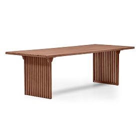 Tavolo da giardino Familis ll, 240 cm, legno di eucalipto FSC, marrone scuro, lectus