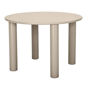 Tavolo da pranzo Joki 110 cm, rotondo, beige scuro