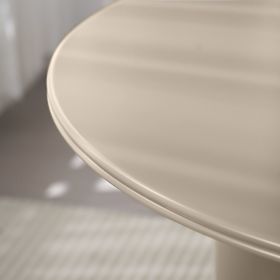 Tavolo da pranzo Kairo 120 cm, rotondo, beige scuro