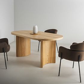 Tavolo da pranzo ovale Portofino, frassino