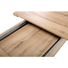 Tavolo estensibile BRANDON 160-200/90 cm rovere wotan/nero