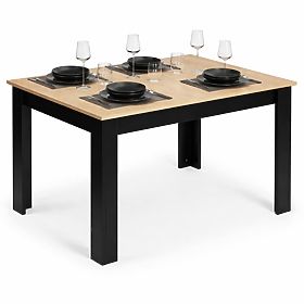 Tavolo rettangolare da cucina e sala da pranzo per 4 persone 120x80 cm rovere sonoma ModernHome, MODERNHOME