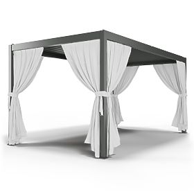 Tenda 475 cm per lato pergola 5 m, bianco
