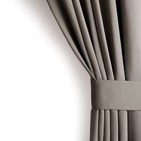 Tenda RESTILO BLACKOUT colore beige, fascetta per fissaggio, stile classico, nastro, materiale black