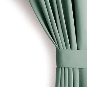 Tenda RESTILO BLACKOUT colore menta, stile classico, occhielli argentati, materiale bl