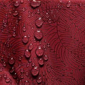 Tovaglia GAIA colore bordeaux con motivo vegetale in rilievo 30x160 ameliahome