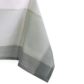 Tovaglia LAVAL colore bianco motivo liscio classico 130x160 ameliahome