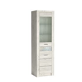 Vetrina INDIANAPOLIS I4 bianco kraft, Halmar