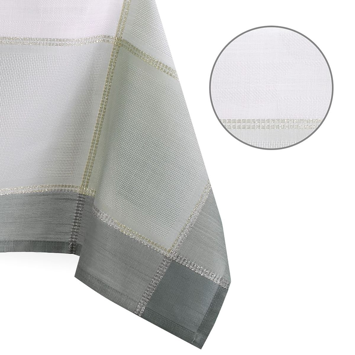Tovaglia LAVAL colore bianco motivo liscio classico 130x160 ameliahome